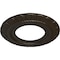 Ekena Millwork Claremont Ceiling Medallion (Fits Canopies up to 5 5/8"), 9"OD x 4 1/2"ID x 1/2"P, Stone Hearth CM09CLSHF - alternate 3